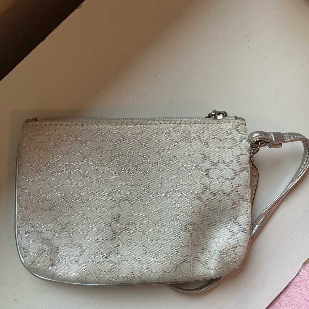 Monogram COACH Wristlet